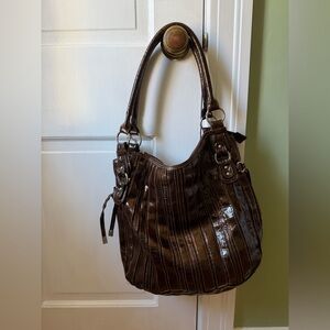 Vintage Y2K Brown Handbag - Unbranded